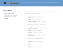Tablet Screenshot of forum.sagatia.pl